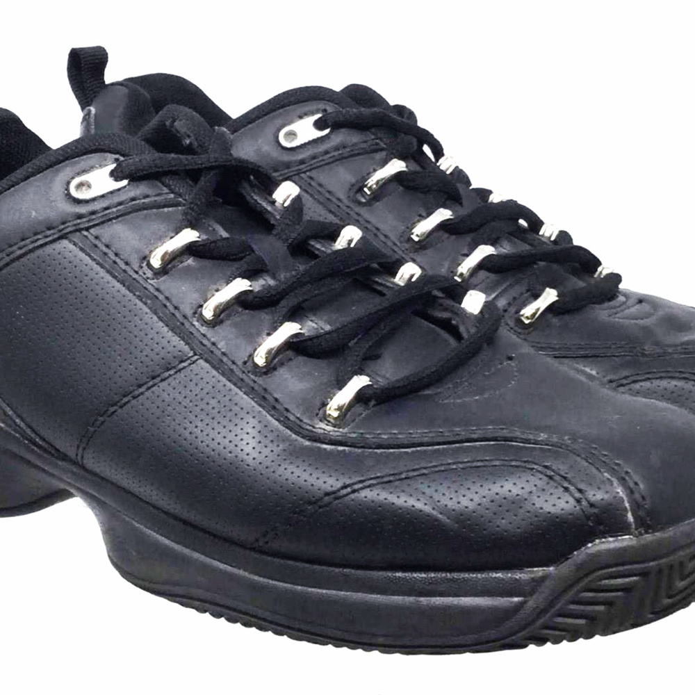 FUBU Light Women Sneakers Size 7 Black Leather